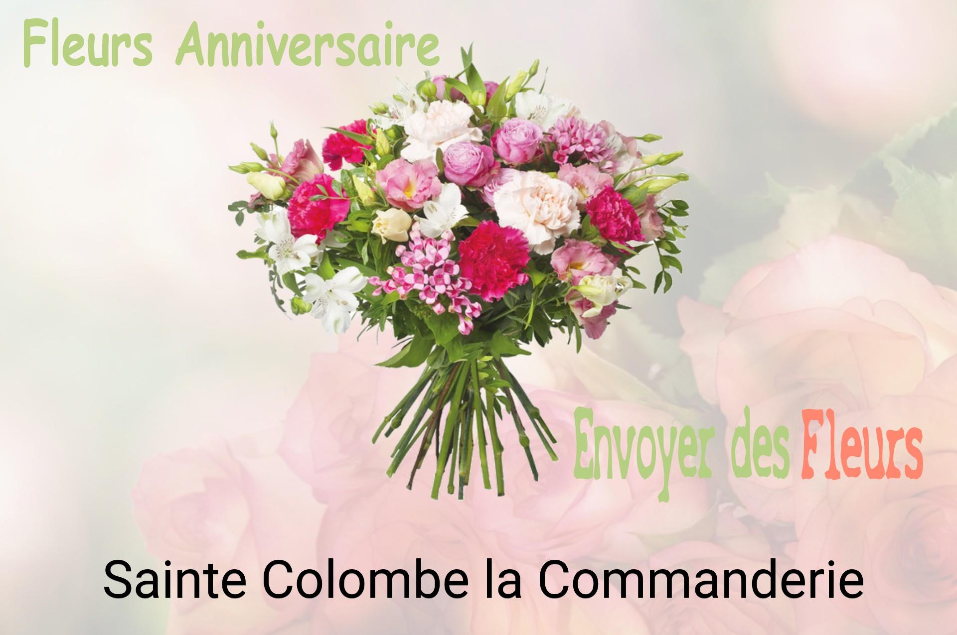 Bouquet de fleurs d’anniversaire livré à Sainte-Colombe-la-Commanderie